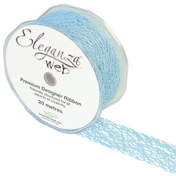 Web Ribbon 38mm x 20m Lt. Blue No.25 - Ribbons